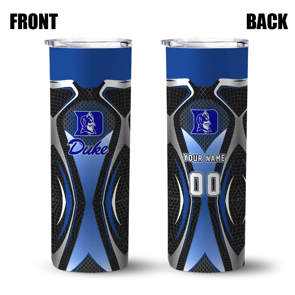 personalized-duke-blue-devils-superman-emblem-blue-black-skinny-tumbler-fashion-forward.webp