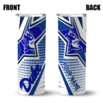 personalized-duke-blue-devils-web-stripes-blue-white-skinny-tumbler-best-selling.webp