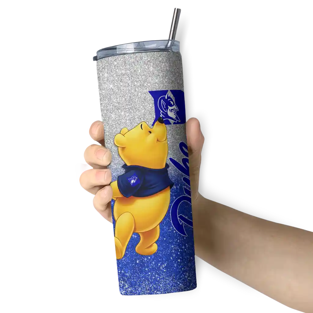 personalized-duke-blue-devils-winnie-the-pooh-blue-gray-skinny-tumbler-premium-grade.webp