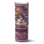 personalized-east-carolina-pirates-chevron-patch-purple-skinny-tumbler-best-selling.webp