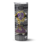 personalized-east-carolina-pirates-chevron-v-purple-gray-skinny-tumbler-best-selling.webp