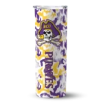 personalized-east-carolina-pirates-claw-marks-purple-white-skinny-tumbler-best-selling.webp