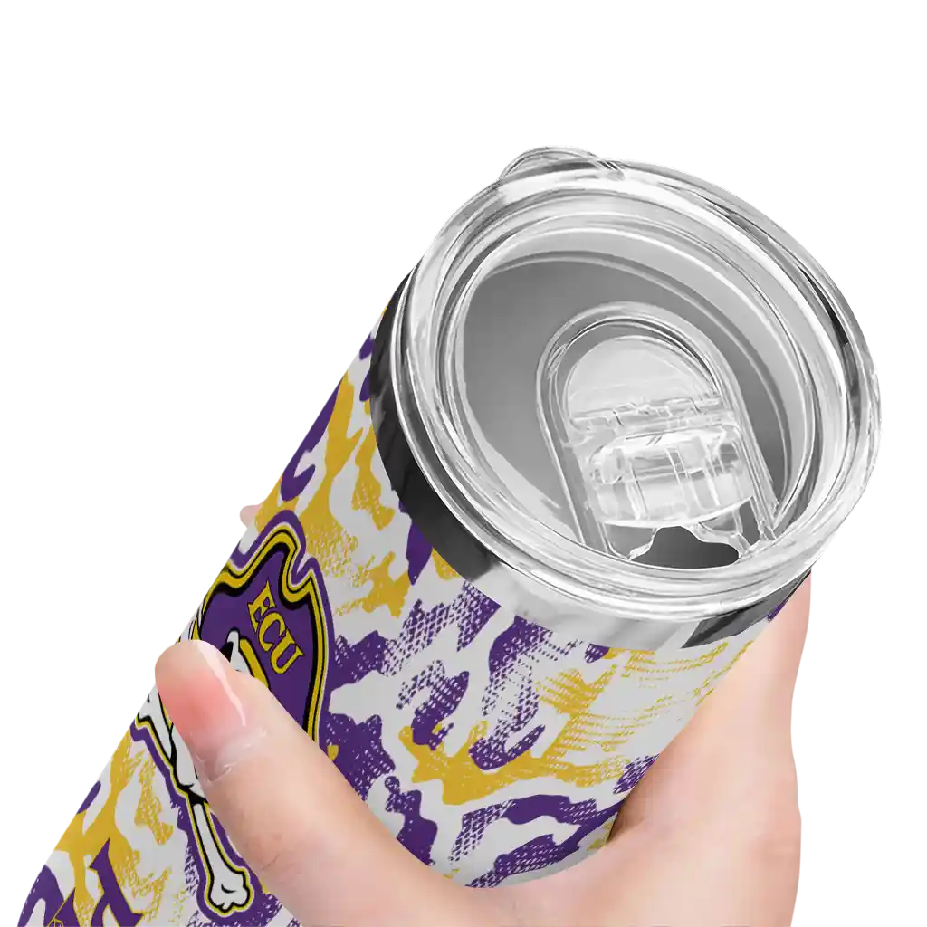 personalized-east-carolina-pirates-claw-marks-purple-white-skinny-tumbler-high-quality.webp