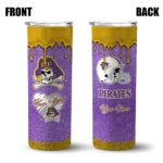 personalized-east-carolina-pirates-pixel-fade-purple-skinny-tumbler-best-selling-1.webp