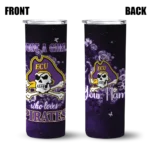 personalized-east-carolina-pirates-rose-romance-purple-black-skinny-tumbler-best-selling-1.webp