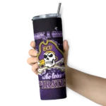 personalized-east-carolina-pirates-rose-romance-purple-black-skinny-tumbler-best-selling-1.webp