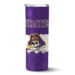 personalized-east-carolina-pirates-torn-band-purple-white-skinny-tumbler-best-selling-1.webp