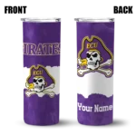 personalized-east-carolina-pirates-torn-band-purple-white-skinny-tumbler-best-selling.webp
