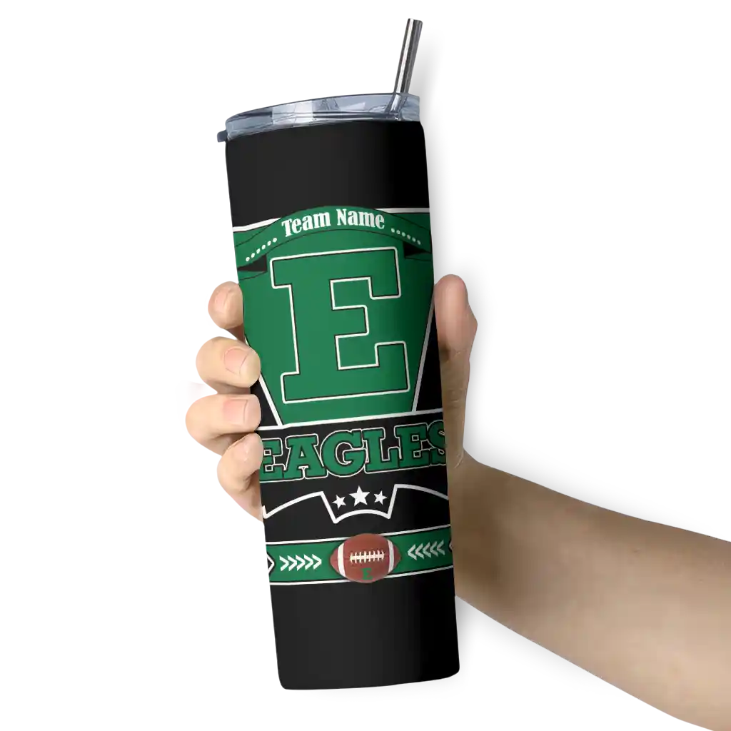 personalized-eastern-michigan-eagles-helmet-belt-green-black-skinny-tumbler-premium-grade.webp