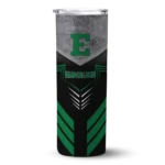 personalized-eastern-michigan-eagles-hexagon-honeycomb-green-black-skinny-tumbler-best-selling.webp