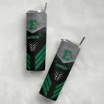 personalized-eastern-michigan-eagles-hexagon-honeycomb-green-black-skinny-tumbler-best-selling.webp