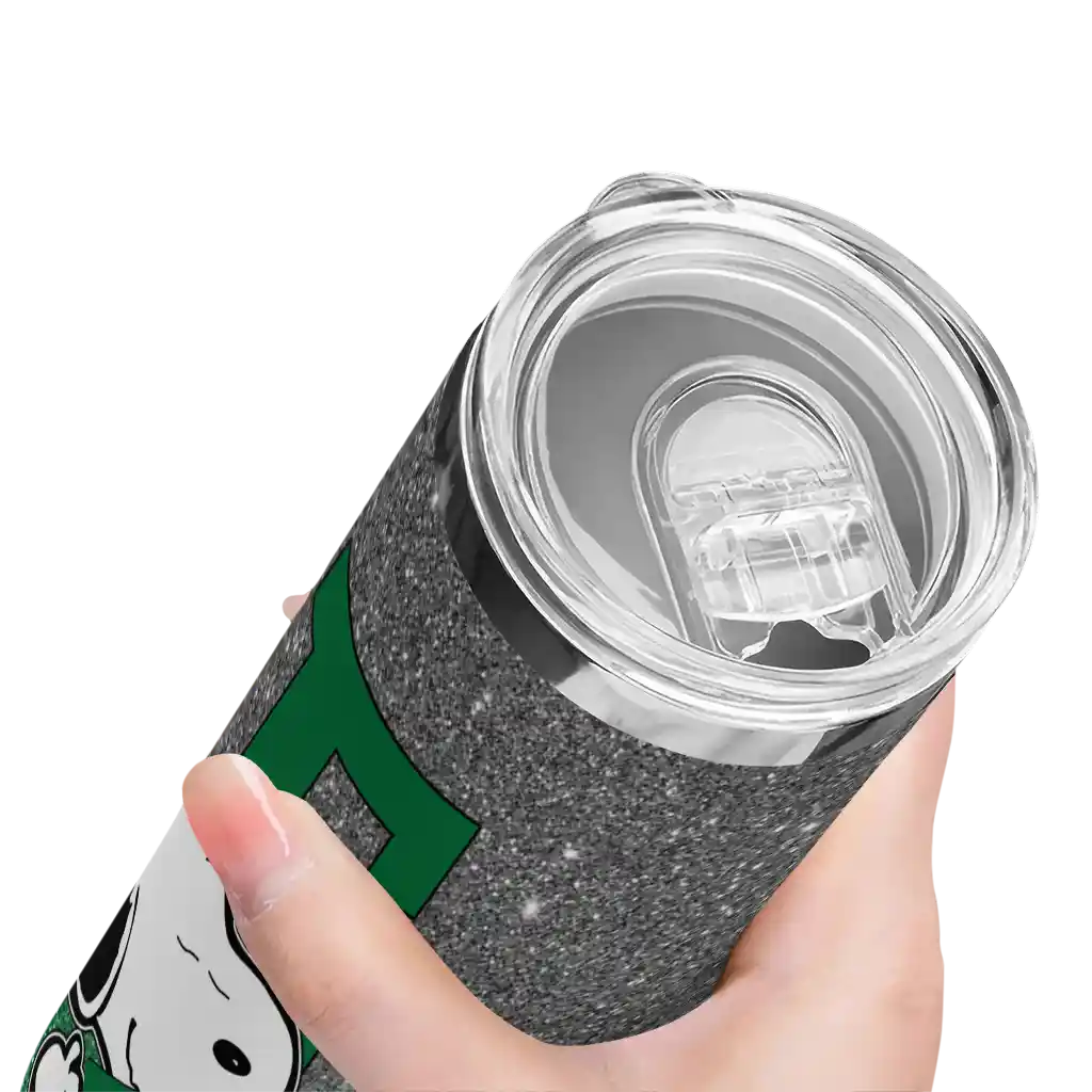 personalized-eastern-michigan-eagles-snoopy-attitude-green-skinny-tumbler-high-quality.webp