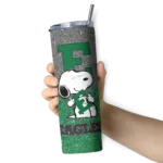 personalized-eastern-michigan-eagles-snoopy-attitude-green-skinny-tumbler-best-selling.webp