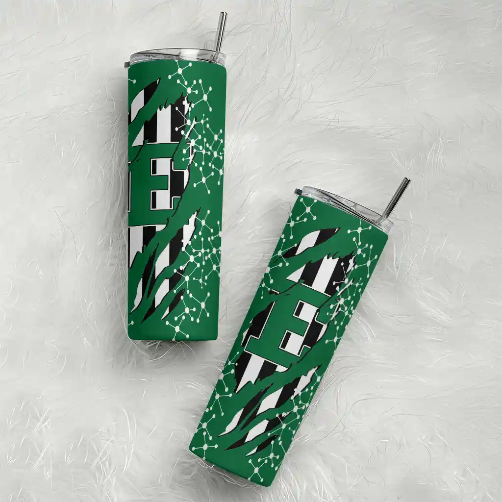 personalized-eastern-michigan-eagles-star-pop-green-black-skinny-tumbler-top-rated.webp