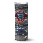 personalized-florida-atlantic-owls-chevron-v-blue-gray-skinny-tumbler-best-selling.webp