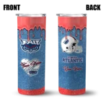 personalized-florida-atlantic-owls-pixel-fade-blue-skinny-tumbler-best-selling-1.webp
