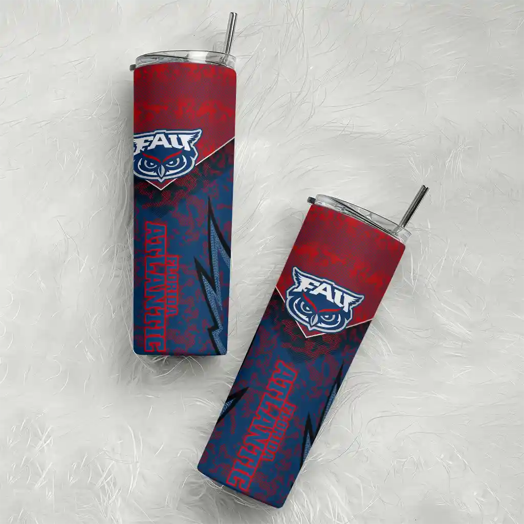 personalized-florida-atlantic-owls-spiral-burst-print-blue-skinny-tumbler-top-rated.webp