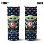 personalized-florida-atlantic-owls-yoda-cozy-blue-black-skinny-tumbler-best-selling.webp