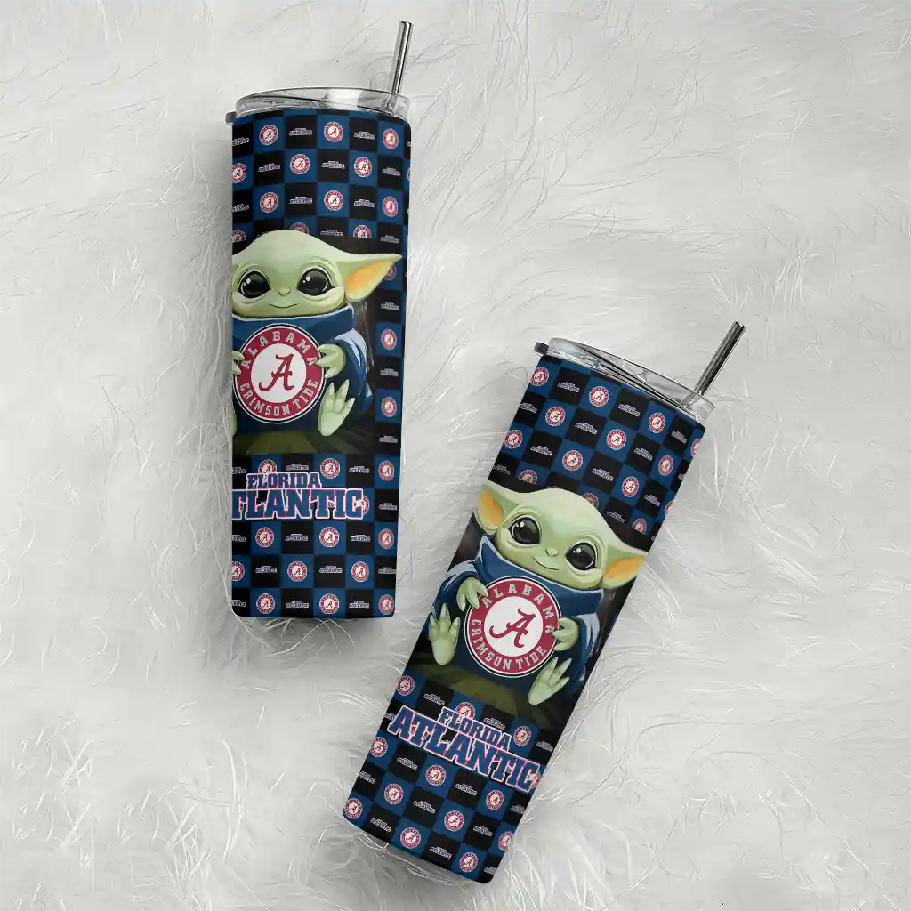 personalized-florida-atlantic-owls-yoda-cozy-blue-black-skinny-tumbler-top-rated.webp