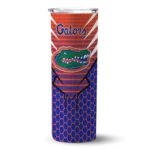 personalized-florida-gators-chevron-stripes-blue-skinny-tumbler-best-selling.webp