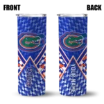 personalized-florida-gators-monogram-burst-blue-white-skinny-tumbler-best-selling.webp