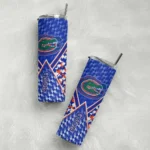 personalized-florida-gators-monogram-burst-blue-white-skinny-tumbler-best-selling-1.webp