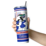 personalized-florida-gators-snoopy-dog-blue-white-skinny-tumbler-best-selling-1.webp