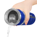personalized-florida-gators-sparkle-drip-blue-skinny-tumbler-best-selling.webp