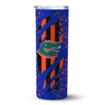 personalized-florida-gators-star-pop-blue-black-skinny-tumbler-best-selling.webp