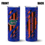 personalized-florida-gators-star-pop-blue-black-skinny-tumbler-best-selling.webp