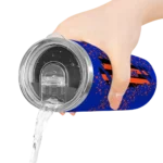 personalized-florida-gators-star-pop-blue-black-skinny-tumbler-best-selling.webp