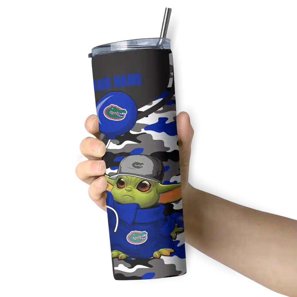 personalized-florida-gators-yoda-camo-blue-black-skinny-tumbler-premium-grade.webp