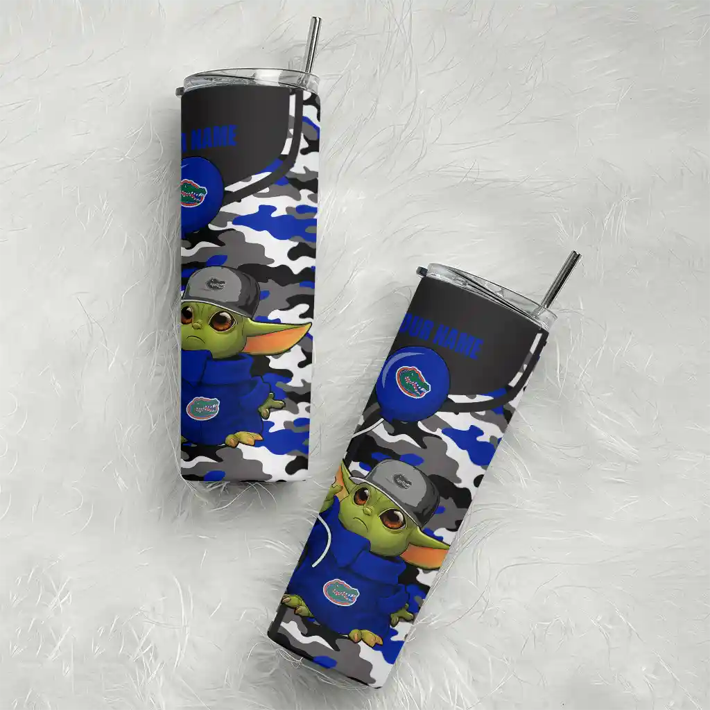 personalized-florida-gators-yoda-camo-blue-black-skinny-tumbler-top-rated.webp