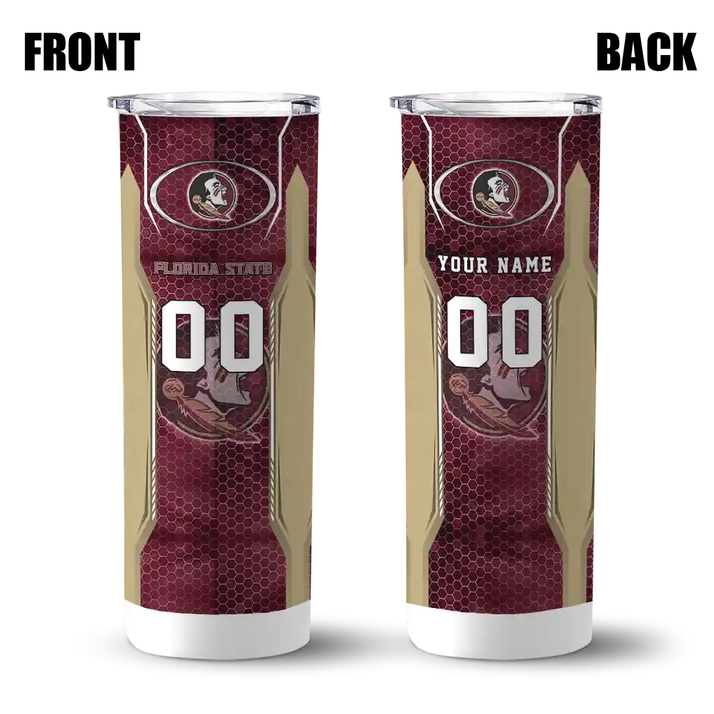 personalized-florida-state-seminoles-stacked-diamond-garnet-skinny-tumbler-fashion-forward.webp