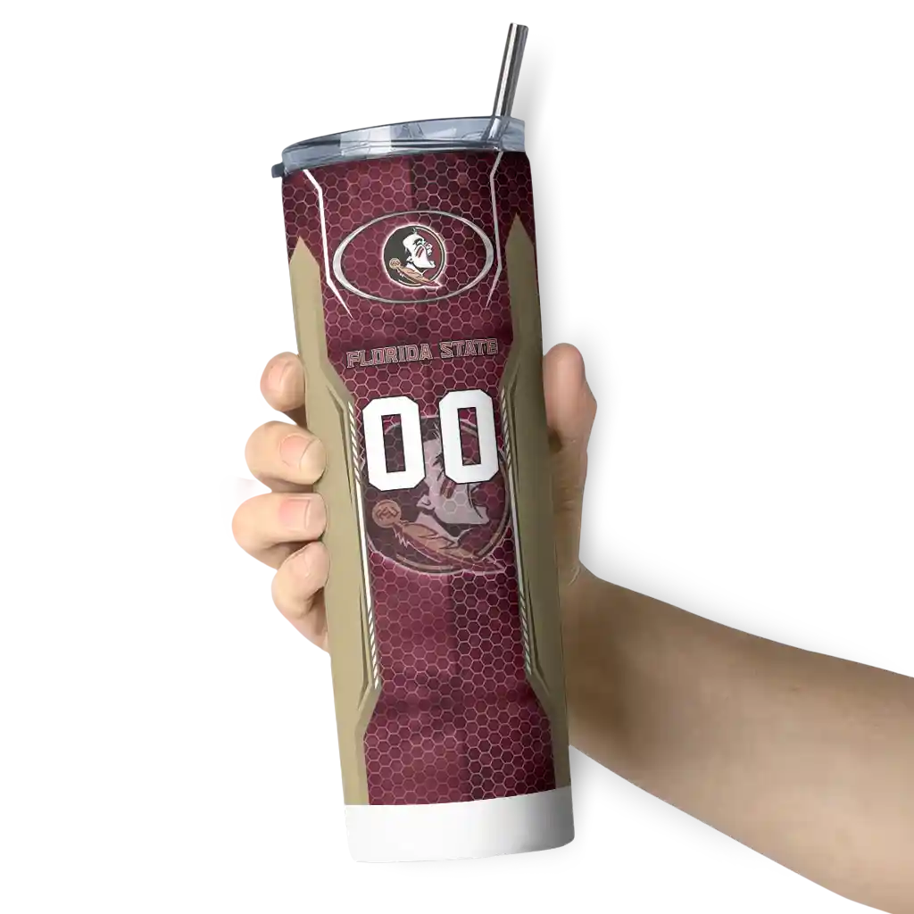 personalized-florida-state-seminoles-stacked-diamond-garnet-skinny-tumbler-premium-grade.webp