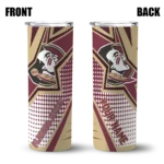 personalized-florida-state-seminoles-web-stripes-garnet-white-skinny-tumbler-best-selling.webp