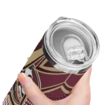 personalized-florida-state-seminoles-web-stripes-garnet-white-skinny-tumbler-best-selling-1.webp