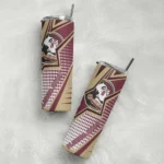 personalized-florida-state-seminoles-web-stripes-garnet-white-skinny-tumbler-best-selling.webp