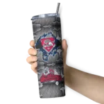 personalized-fresno-state-bulldogs-chevron-v-red-gray-skinny-tumbler-best-selling.webp