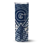 personalized-georgetown-hoyas-monogram-burst-blue-white-skinny-tumbler-best-selling.webp