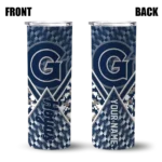 personalized-georgetown-hoyas-monogram-burst-blue-white-skinny-tumbler-best-selling.webp