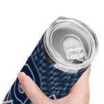 personalized-georgetown-hoyas-monogram-burst-blue-white-skinny-tumbler-best-selling.webp