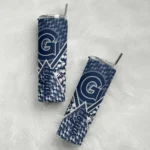 personalized-georgetown-hoyas-monogram-burst-blue-white-skinny-tumbler-best-selling.webp