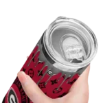 personalized-georgia-bulldogs-camo-streak-red-skinny-tumbler-best-selling.webp