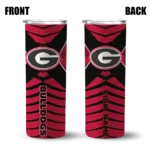 personalized-georgia-bulldogs-camo-texture-red-skinny-tumbler-best-selling.webp