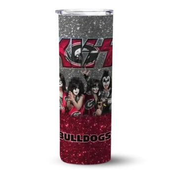 Georgia Bulldogs Tumber - Personalized Kiss Band Skinny Black