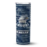 personalized-georgia-southern-eagles-chevron-patch-blue-skinny-tumbler-best-selling.webp