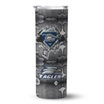 personalized-georgia-southern-eagles-chevron-v-blue-gray-skinny-tumbler-best-selling.webp
