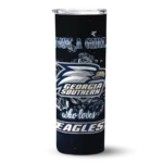 personalized-georgia-southern-eagles-rose-romance-blue-black-skinny-tumbler-best-selling-1.webp
