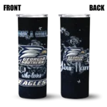 personalized-georgia-southern-eagles-rose-romance-blue-black-skinny-tumbler-best-selling-1.webp